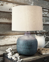 Tampa Furniture Outlet Lutz - Ashley Furniture - Malthace Lighting - Metal Table Lamp (1/CN) / Patina - L207304